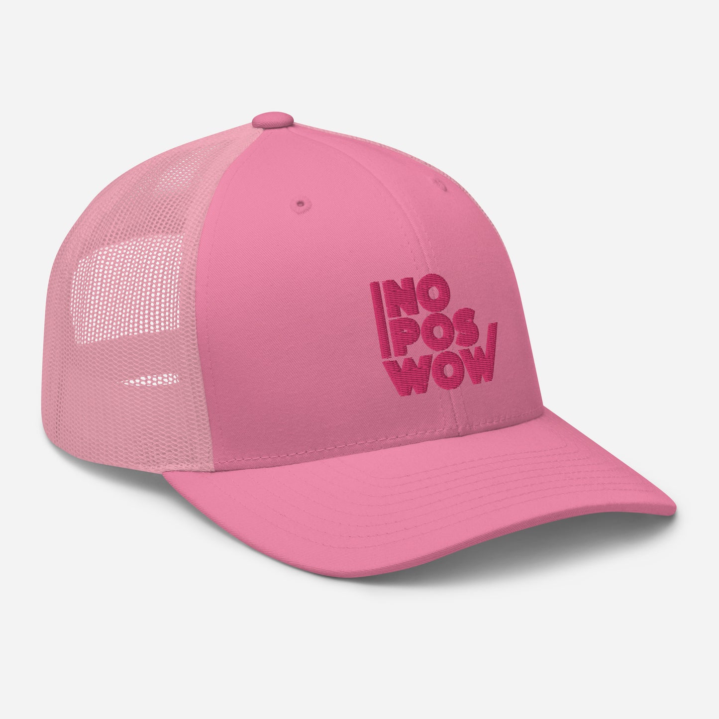 Hat Retro Pink Trucker Cap