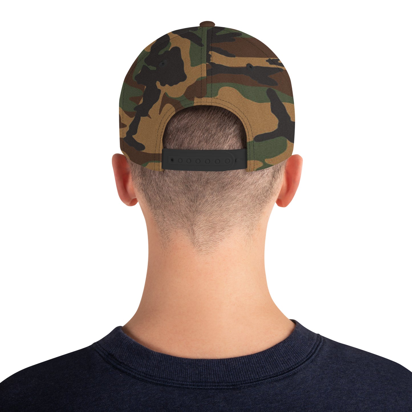 Hat Natural Snapback - Green Camo