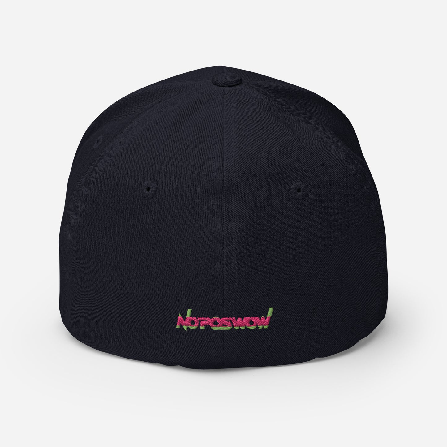 Hat Throwback Closed-Back Stretch Cap - Dark Navy