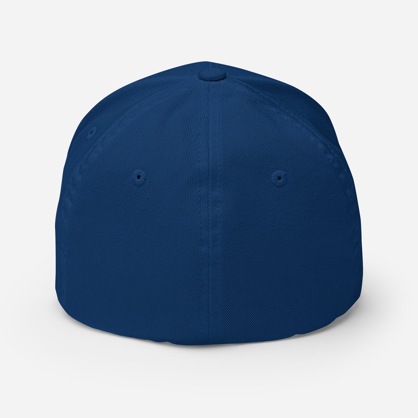 Hat Closed-Back Stretch Cap - All Royal Blue (3D Puff)