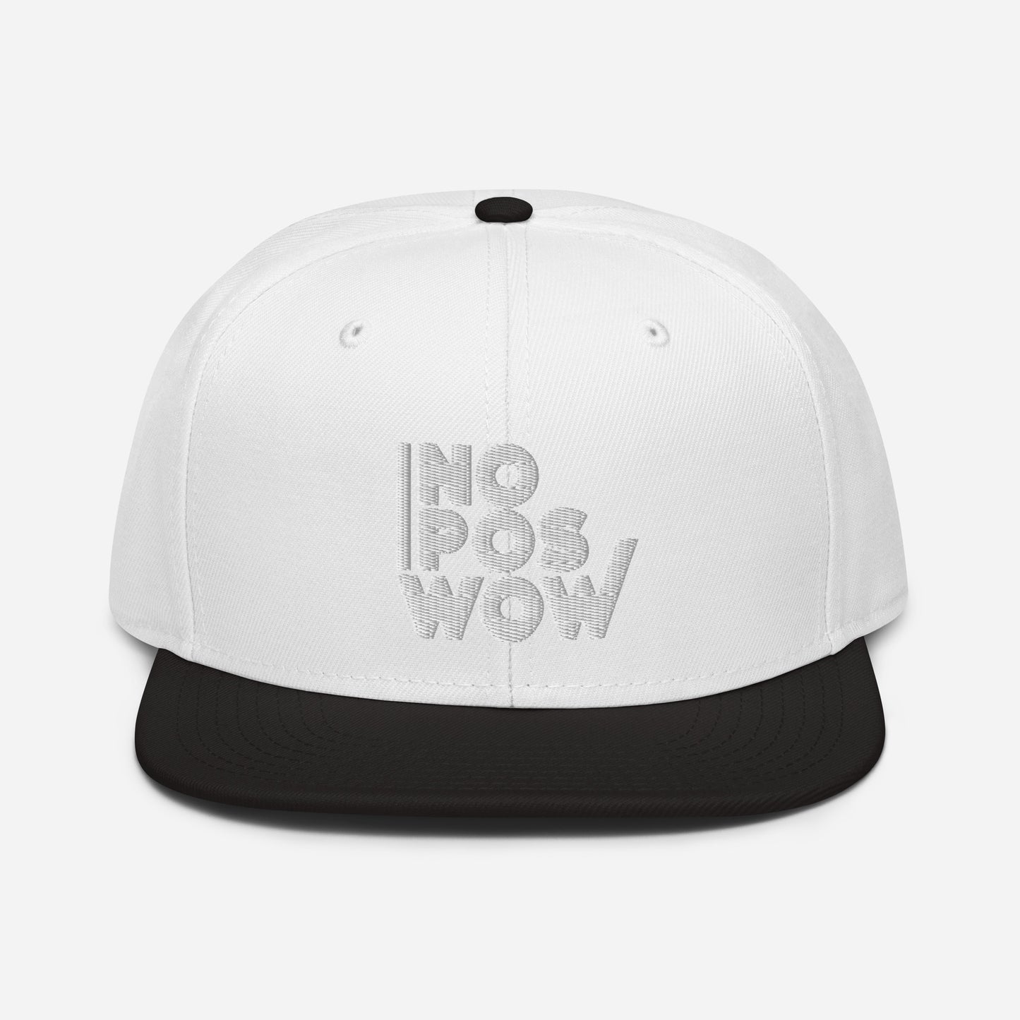 Hat White/Black Snapback