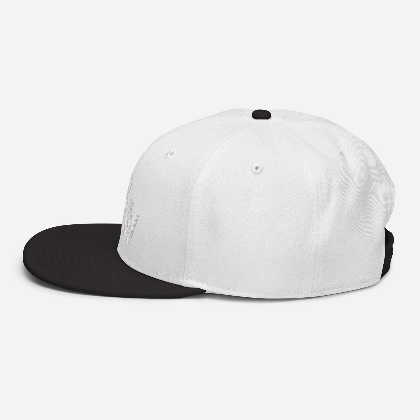 Hat White/Black Snapback