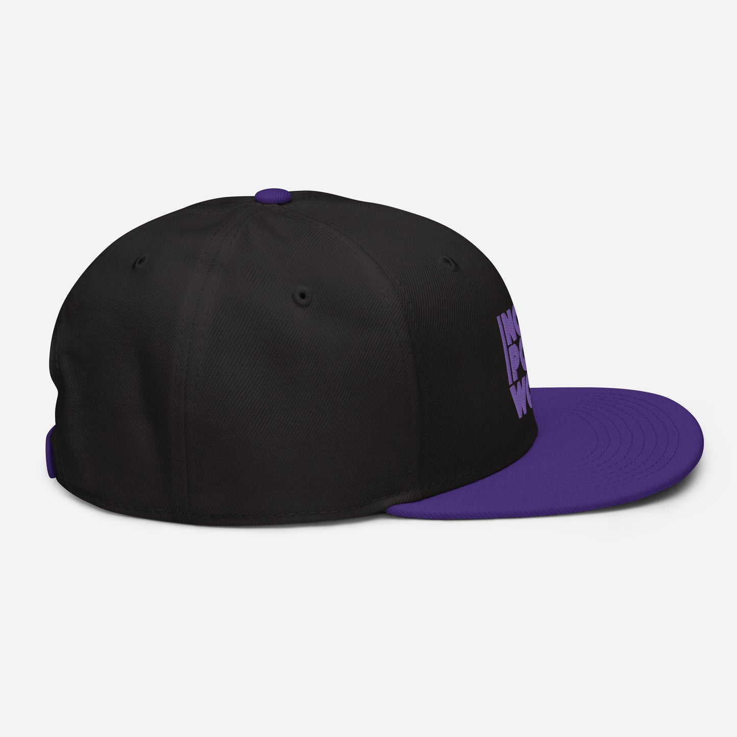 Hat Purple/Black Snapback