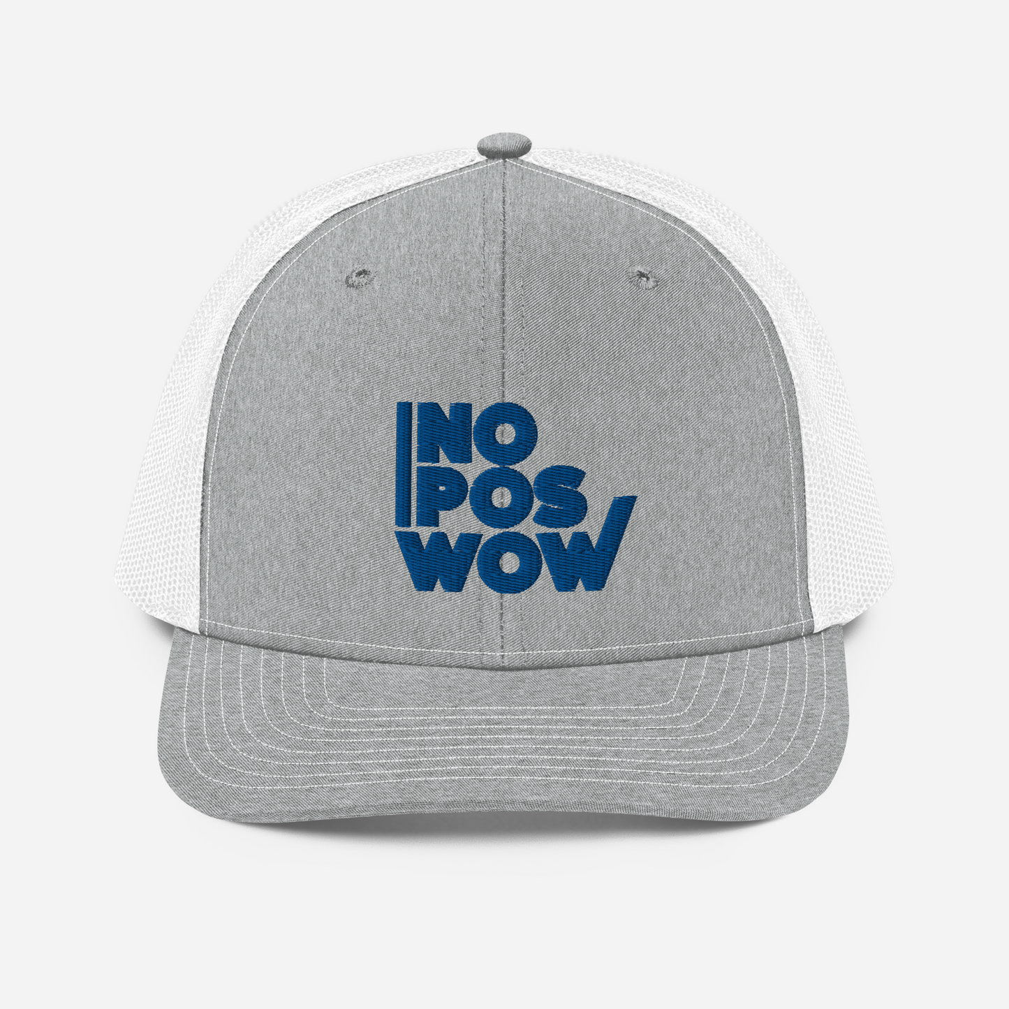 Hat Bold Trucker Cap - Gray/White