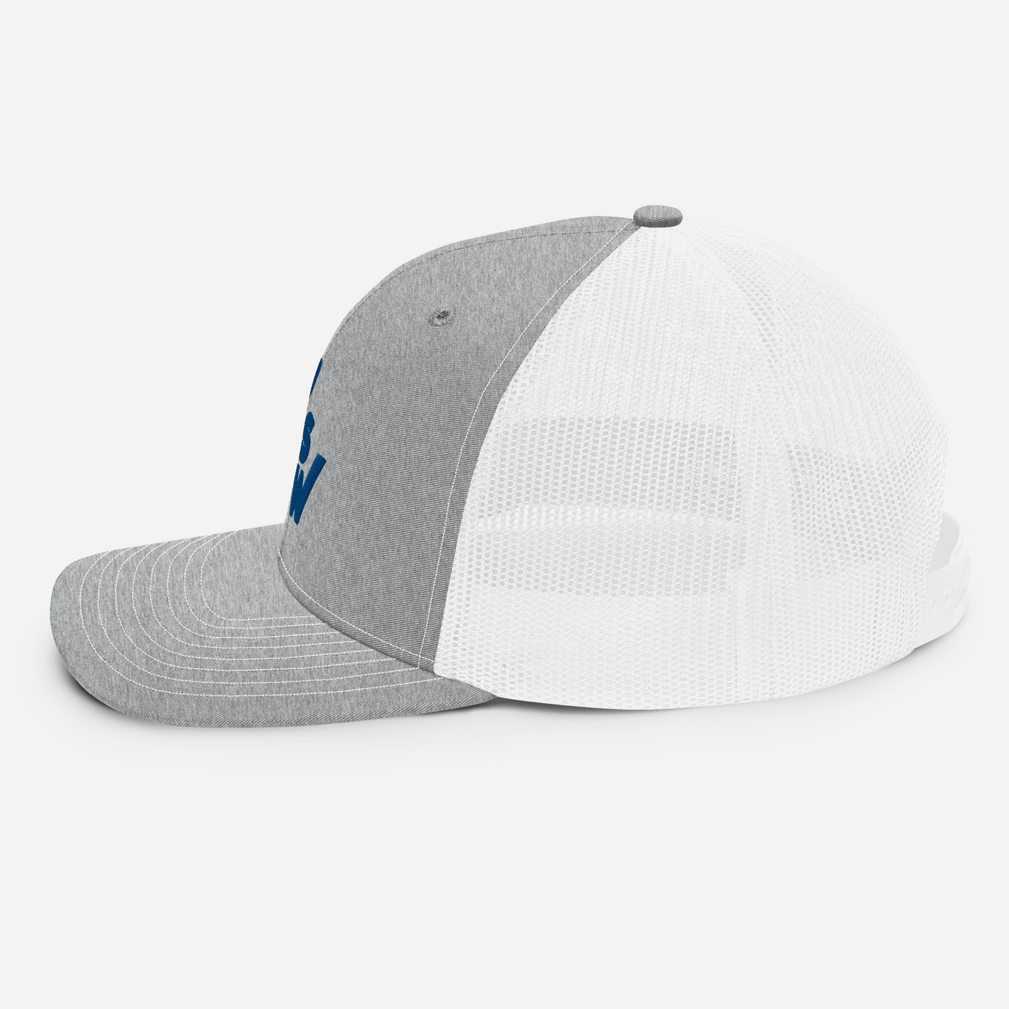 Hat Bold Trucker Cap - Gray/White