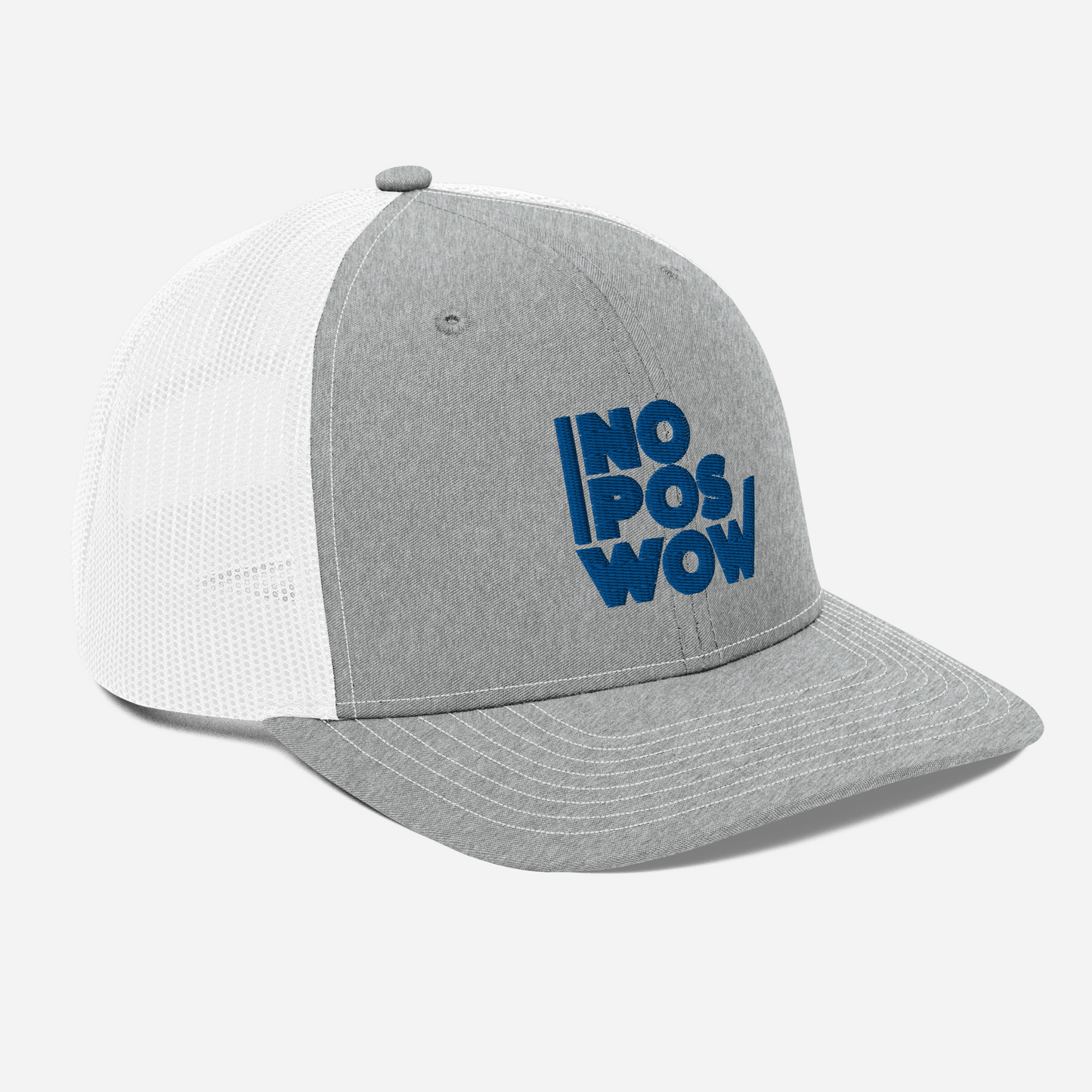 Hat Bold Trucker Cap - Gray/White