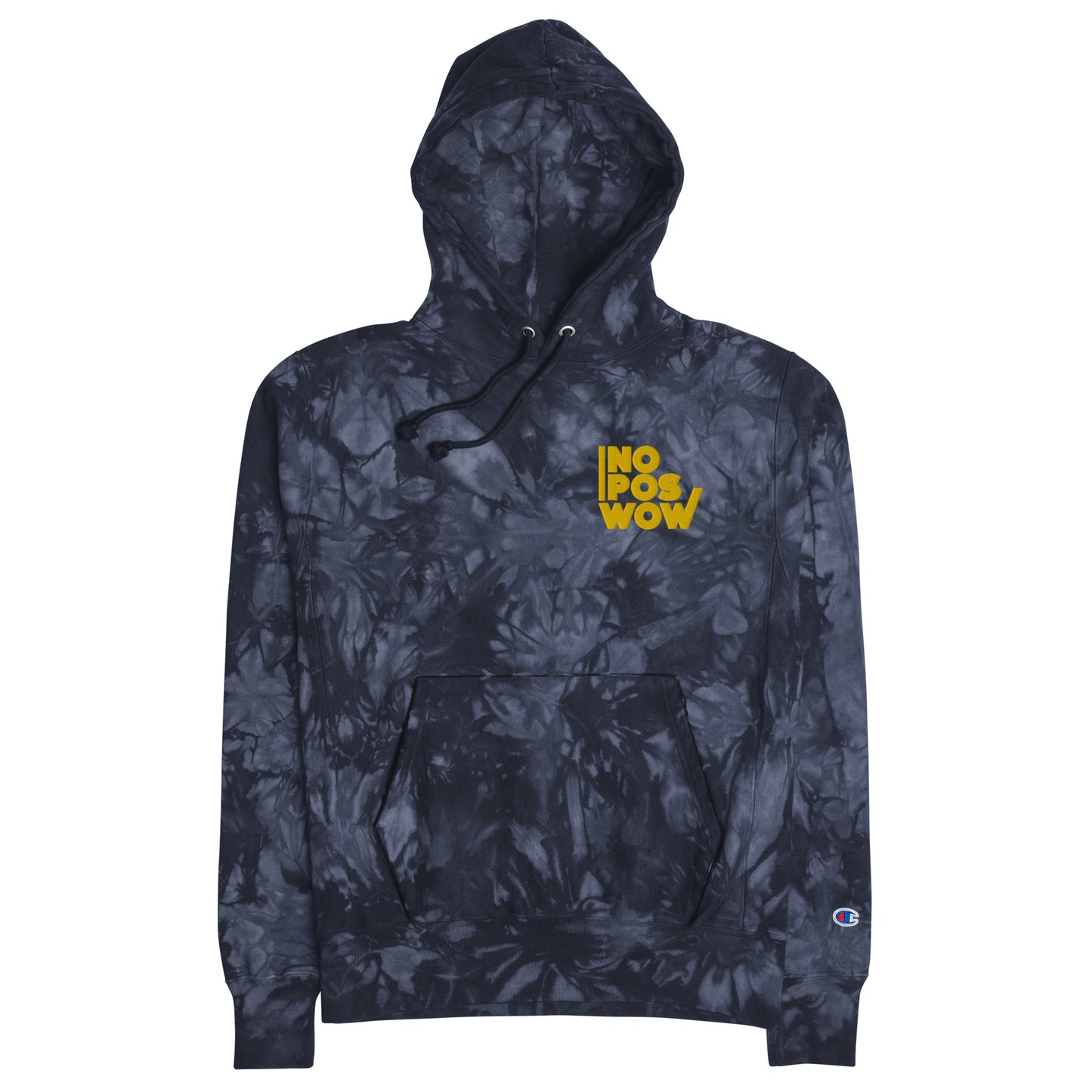 Splash Tie-Dye Champion Hoodie (Unisex) - Navy