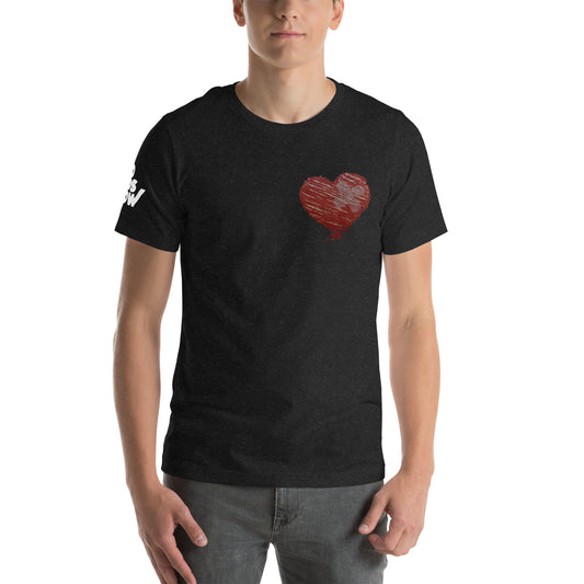 T-shirt Amorfoda - Black Heather